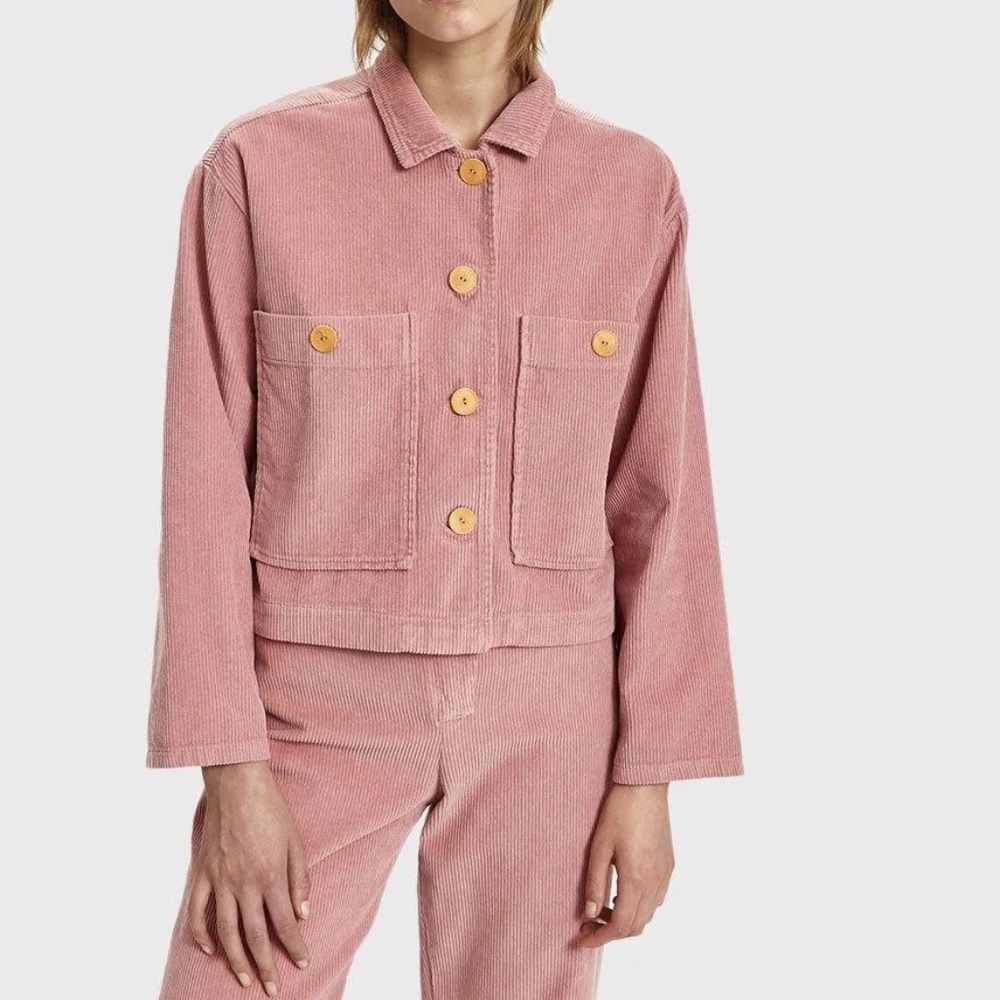 Paloma Wool Dori Corduroy Pink Jacket in size Medium